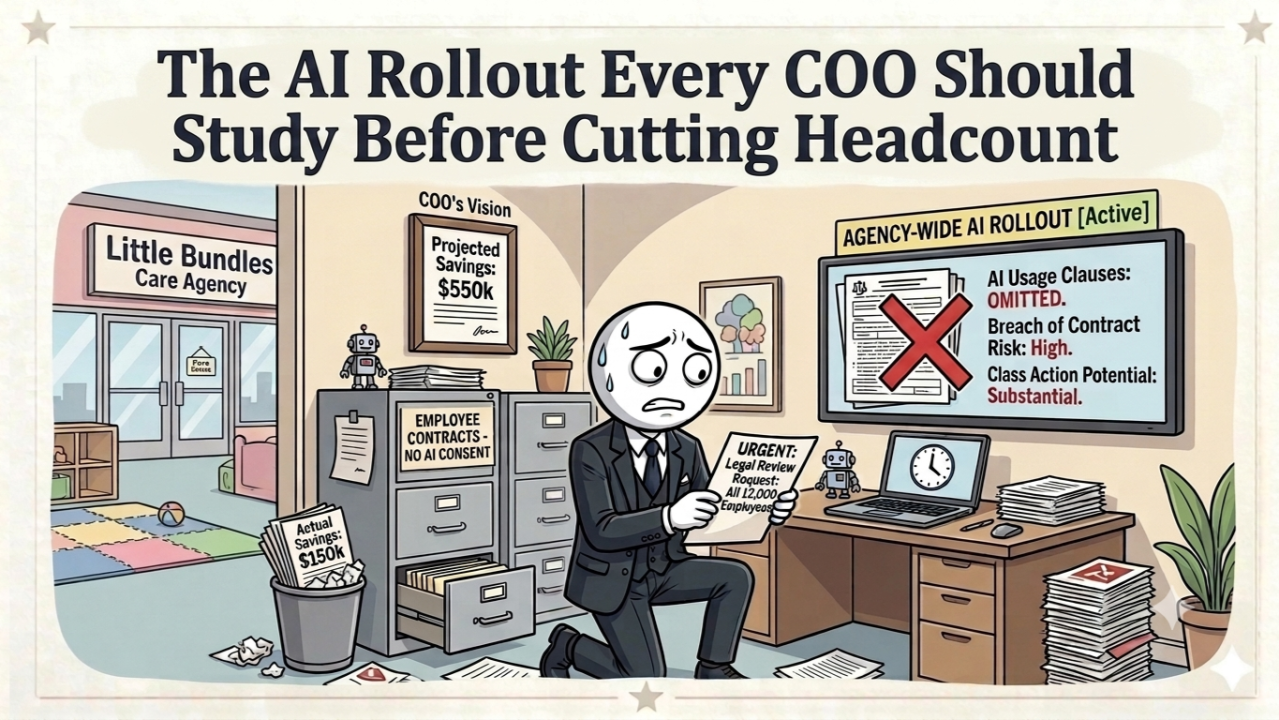 The AI Rollout Every COO Should Study Before Cutting Headcount