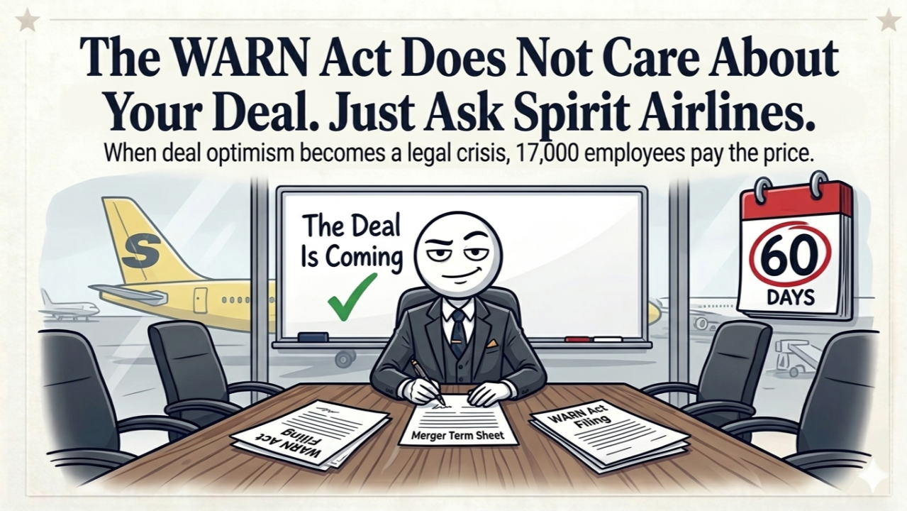 The WARN Act Does Not Care About Your Deal. Just Ask Spirit Airlines.